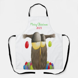 キュートホリデーフクロウ エプロン