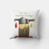 キュートホリデーフクロウ クッション (裏面)