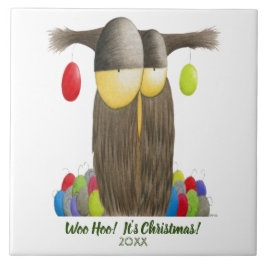 キュートホリデーフクロウ タイル