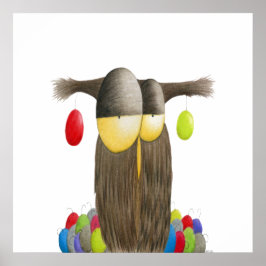 キュートホリデーフクロウ ポスター