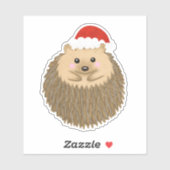 キュートホリデーヘッジホッグ シール (シート)