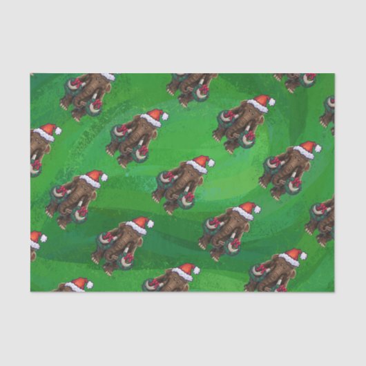 キュートホリデーマストドンティッシュペーパー 薄葉紙 (正面)