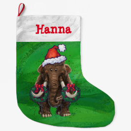 キュートホリデーマストドンラージクリスマスストッキング ラージクリスマスストッキング