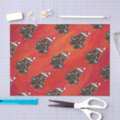 キュートホリデーマストドン 薄葉紙 (クラフト)