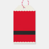 キュートホリデーモダンサンタクリスマス ギフトタグ (裏面)