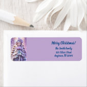 キュートホリデー住所 シールステッカーデザイン 子供へ ラベル (インサイチュ)