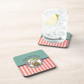 キュートホリデー小妖精や小人とキャンディーケーンメリークリスマス コースター (右側)