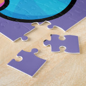 キュートホワイトコズミック宇宙キティキャット ジグソーパズル (側面)