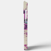 キュートホワイトパープル絞り染め Case-Mate iPhoneケース (裏面 / 左)