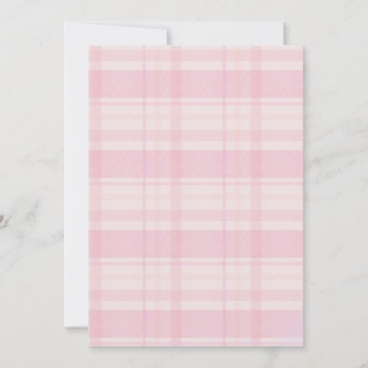 キュートホワイトピンクブラック幽霊スカルハローウィンパーティ 招待状 (裏面)