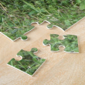 キュートホワイトフワフワ食べ物ヒツジパズル ジグソーパズル (側面)