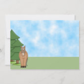 キュートホース&キャビン誕生日招待状for Girls 招待状 (裏面)