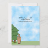 キュートホース&キャビン誕生日招待状for Girls 招待状 (裏面)