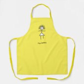 キュートホームEc先生ファミリー消費者科学 エプロン (正面)