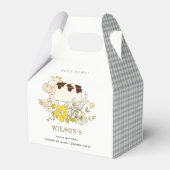 キュートホーリーカウファームフローラキッズ任意の年齢誕生日 フェイバーボックス (裏面サイド)