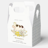 キュートホーリーカウファームフローラキッズ任意の年齢誕生日 フェイバーボックス (オープン)