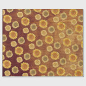 キュートボエレガントーホーファームハウスウッドヒマ素朴ワリ ラッピングペーパー (フラット)