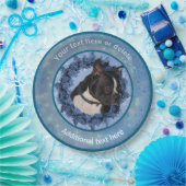 キュートボストンテリアパーソナライズされたパーティー ペーパープレート (パーティー)