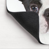 キュートボストンテリアマムパピーおもしろい犬恋人 マウスパッド (コーナー)