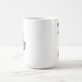 キュートボタニカルコアラベイリーウォーターイラストレーション コーヒーマグカップ (中央)