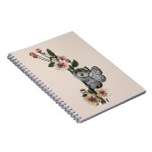 キュートボタニカルコアラベイリーウォーターイラストレーション ノートブック (右側)