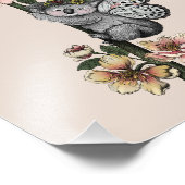 キュートボタニカルコアラベイリーウォーターイラストレーション フォトプリント            (角)