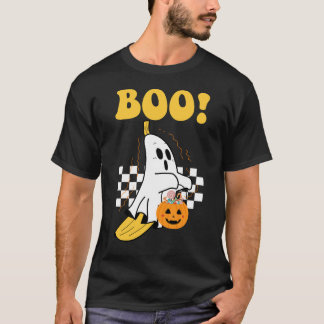 キュートボナナ幽霊バナナパンプキンハロウィーン Tシャツ