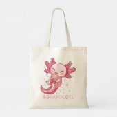 キュートボバクロボバティーバブルミルクかわいいアクソロット トートバッグ (裏面)