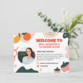 キュートボヘミアンウェルカムカード先生 シーズンカード (スタンド正面)