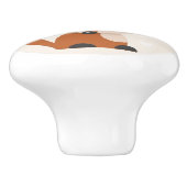 キュートボホシックキツネ セラミックノブ (側面)