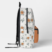 キュートボホテラコッタフローラグリーナリーモノグラム プリントバックパック (左)