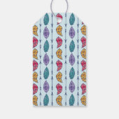 キュートボホトライバルサンキューメッセージカード ギフトタグ (裏面)