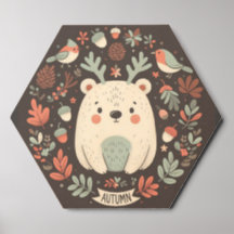 キュートボホーオータムベアリース