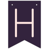 キュートボホーバタフライハッピーバースデーバナー バンティングフラッグ (第2の旗)