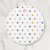 キュートボホーレインボーピンク誕生日 フェイバータグ (裏面)