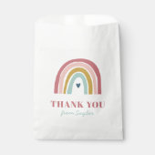 キュートボホーレインボーピンク誕生日 フェイバーバッグ (正面)