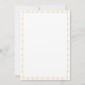 キュートボホ男の赤ちゃんライオンキュブポープリントズ 招待状 (裏面)