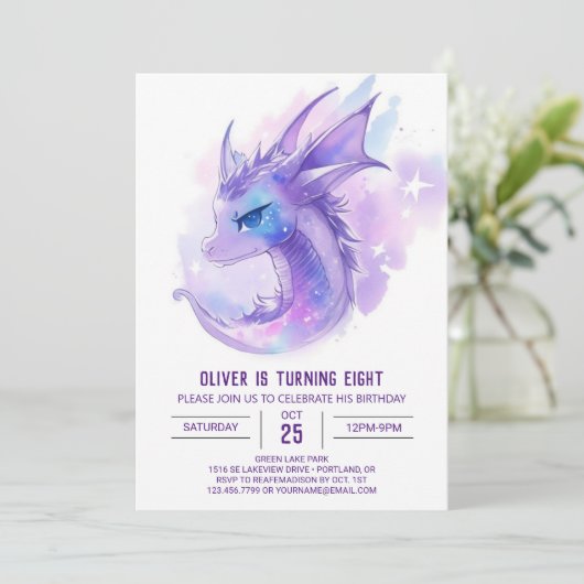 キュートボーイズドラゴンクエスト誕生日 招待状 (スタンド正面)