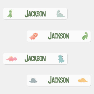 キュートボーイズ恐竜の衣服ラベル新学期 ラベル
