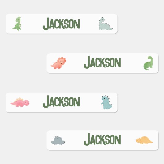 キュートボーイズ恐竜の衣服ラベル新学期 ラベル (グループ)