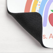 キュートボーカラフルレインボー先生 マウスパッド (コーナー)