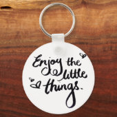 キュートポジティ感動的ビティ引用文 キーホルダー (正面)