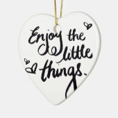 キュートポジティ感動的ビティ引用文 セラミックオーナメント (左)