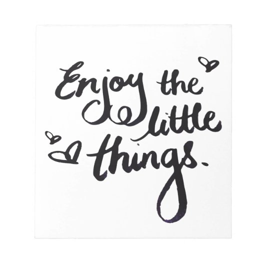 キュートポジティ感動的ビティ引用文 ノートパッド (正面)