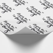 キュートポジティ感動的ビティ引用文 ラッピングペーパー (角)