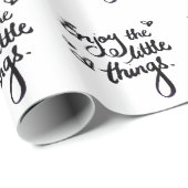 キュートポジティ感動的ビティ引用文 ラッピングペーパー (ロールコーナー)