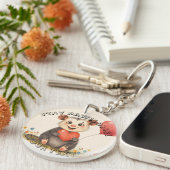 キュートポッサムキーチェーンステイ キーホルダー (正面右)