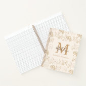 キュートポップ・アートのな犬のパタエレガントーン ノートブック (内部)