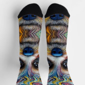 キュートポップ・アートのアートテリア ソックス (上部)