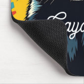 キュートポップ・アートのアートバパーソナライズされたジャー マウスパッド (コーナー)